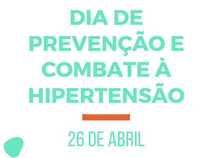 26 de abril - Prevenção e Combate à Hipertensão