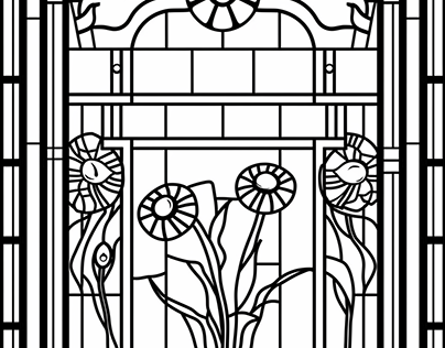 Frank Lloyd Wright Henri Matisse stained glass project