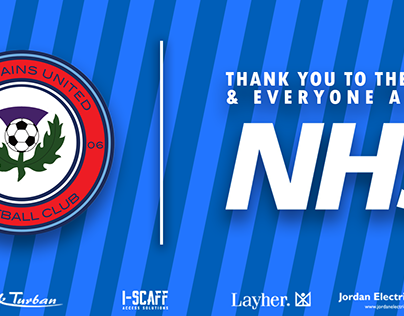 Newmains United FC - Thank You NHS
