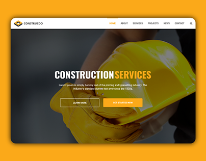CONSTRUCDO - Construction services website