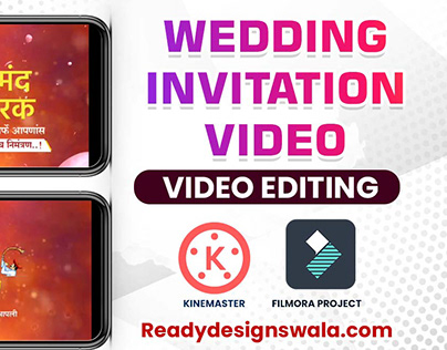 Wedding invitation video