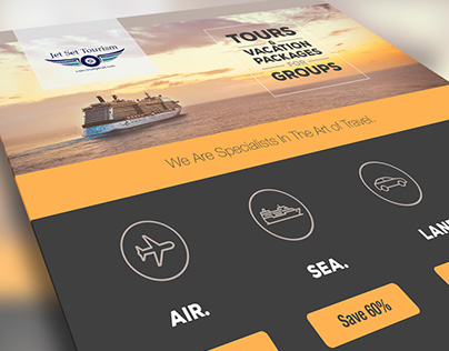 Landing Page for a Group Tour Operator