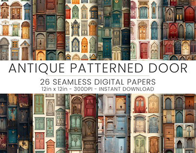 Antique Patterned Door
