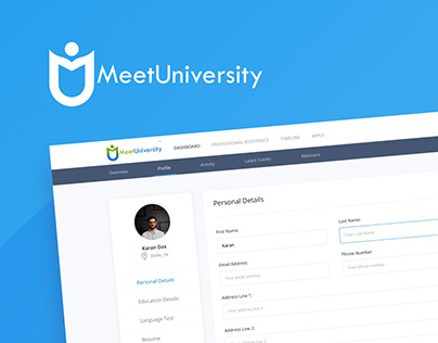 MeetUniversity: Student Dashboard