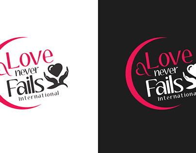 Love never fails logo design