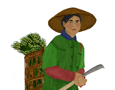 Peasant Women in the Philippines (Illustrations)
