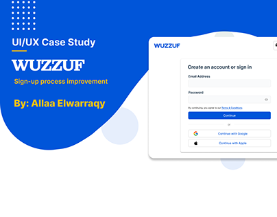 Wuzzuf Sign-up process Improvement