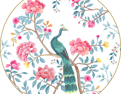 Hand- Painted Chinoiserie X Oldhand