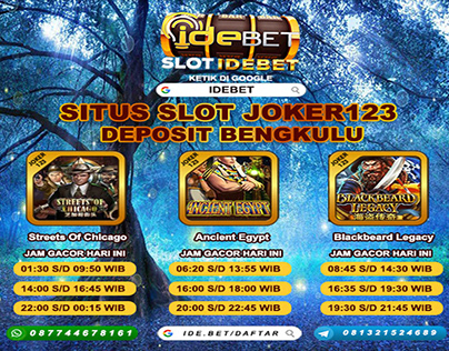 IDEBET Situs Slot Joker123 Bisa Deposit Bank Bengkulu