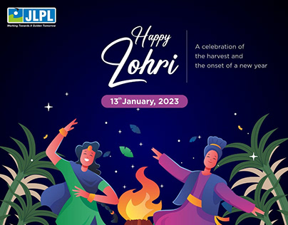 Social Media Ad & Standee for Lohri Festival