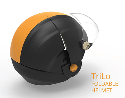 TriLo- Foldable open-face motorcycle helmet