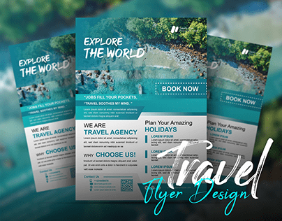 Travel Business Flyer Design