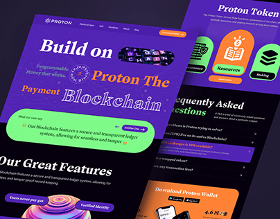Proton Website Redesign Concept _ Homepage Design