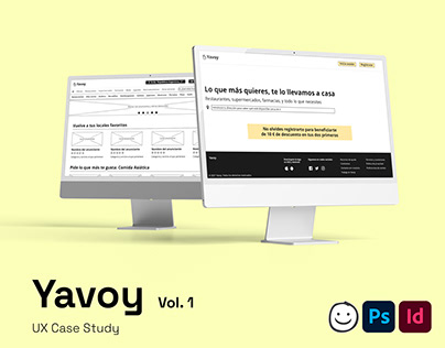 Proyecto de UX: Yavoy (1), un website wireframe