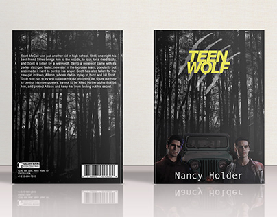Teen Wolf Cover Book Design