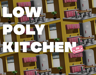 Low Poly Kitchen-Blender