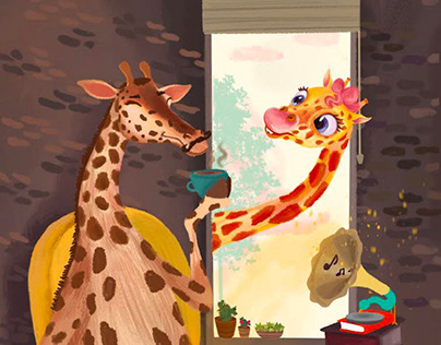 Giraffe İllustration