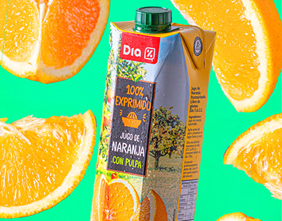 Día 100% exprimido jugo de naranja