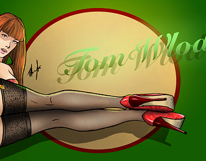 Pin-up style works