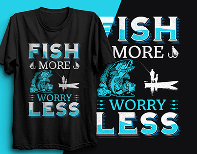 Fishing t-shirt design | Fashion Design | Apparel
