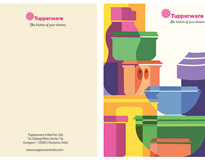 Tupperware Brochure Design