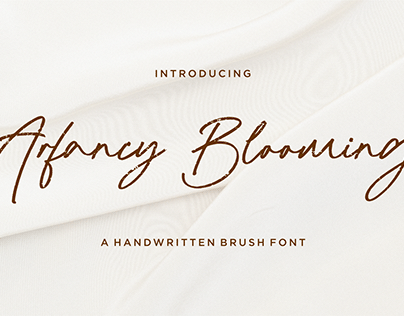 Arfancy Blooming - Free Font