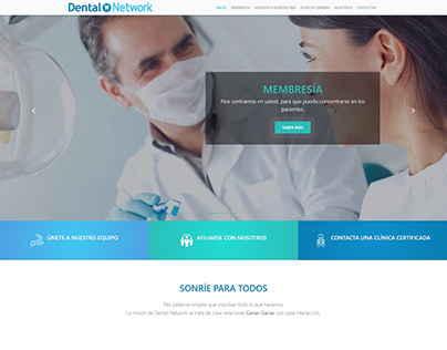 Sitio web Dentalnetwork | dentalnetwork.com.mx