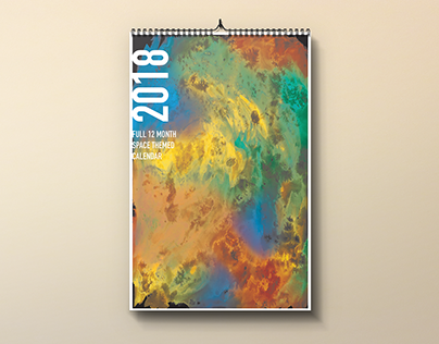 Space Themed Calendar