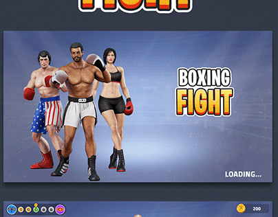Boxing Game UI