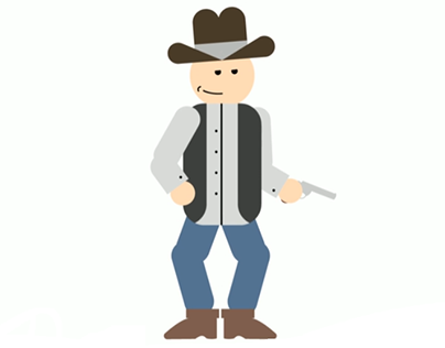 Cowboy simple animations