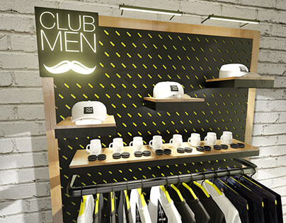Mobiliário comercial Club Men Clothing