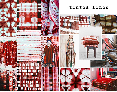 Tinted Lines : Shibori