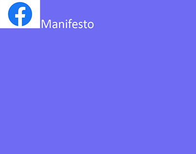 Manifesto - Evento on-line - Facebook