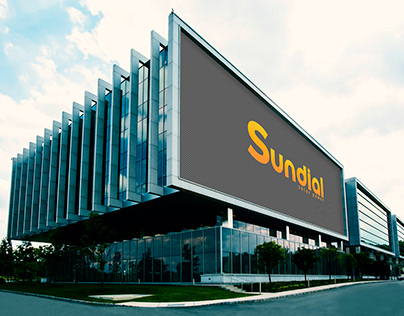 Sundial solar power - logotype design