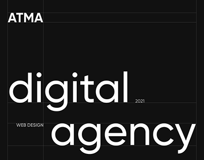 ATMA - Digital Agency. Website design