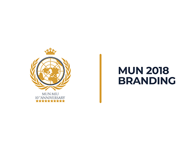 Model United Nations MIU 2018 Branding