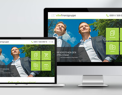 Case Study Elbe Finanzgruppe Website Redesign