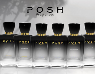 Posh Fragrance Package Branding