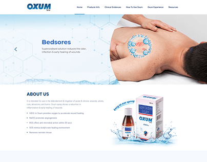 Responsive Website Design - Oxum Spray