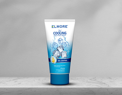 Elmore 150ml Face wash Label Design