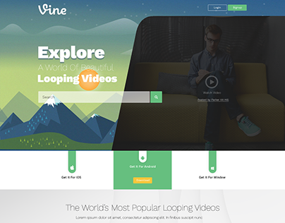 Looping Video Website