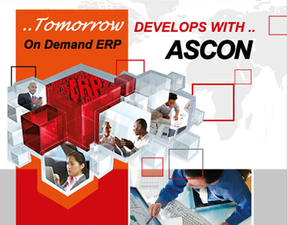 Ascon Brochure, Flyer and Folder Designs