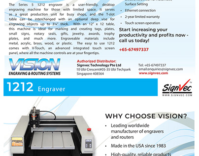 Medium Format Phoenix 1212 S5 Engraver Machine