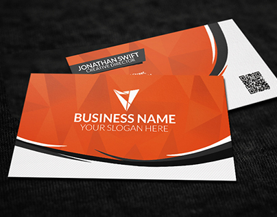 Orange Creative Business Card Design
