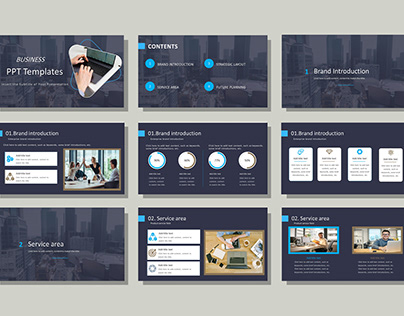 Blue business-ppt-template