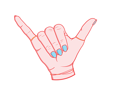 Hand Sign Stickers