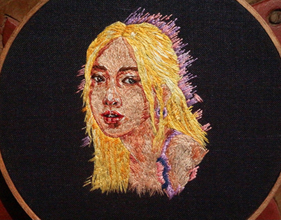 Portrait Hand Embroidery