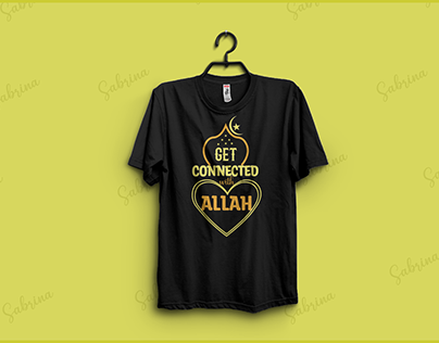 Ramadan T-shirt Design, Get connect with Allah
