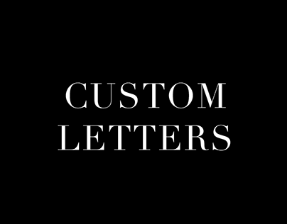 Custom Letters