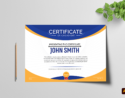 creative & professional certificate